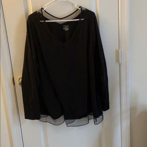 Black long sleeve shirt